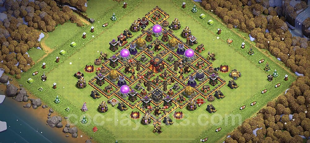 TH10 Hybrid Base Plan – Anti 3-Star with Base Link Season 2026