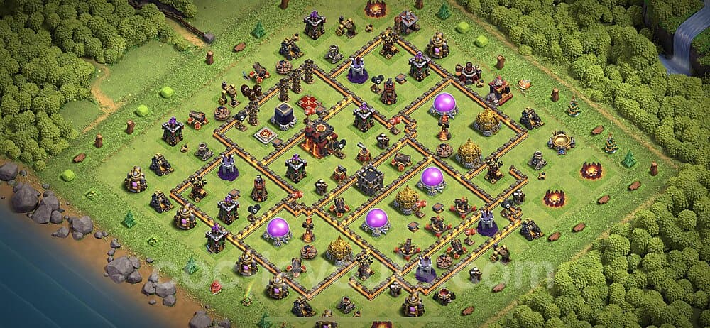 TH10 War Setup – Anti 3-Star Defensive Layout Season 2026