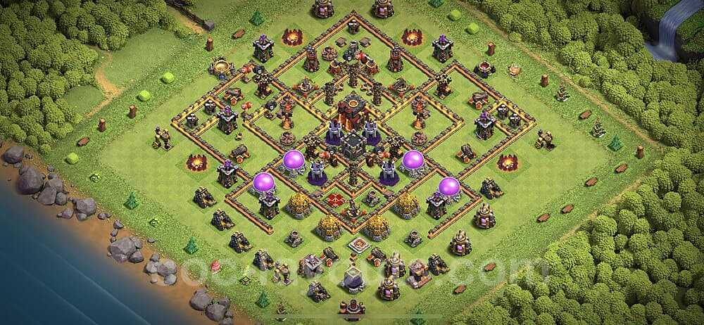Top Rated TH10 Base – Anti 2-Star War Design Season 2026