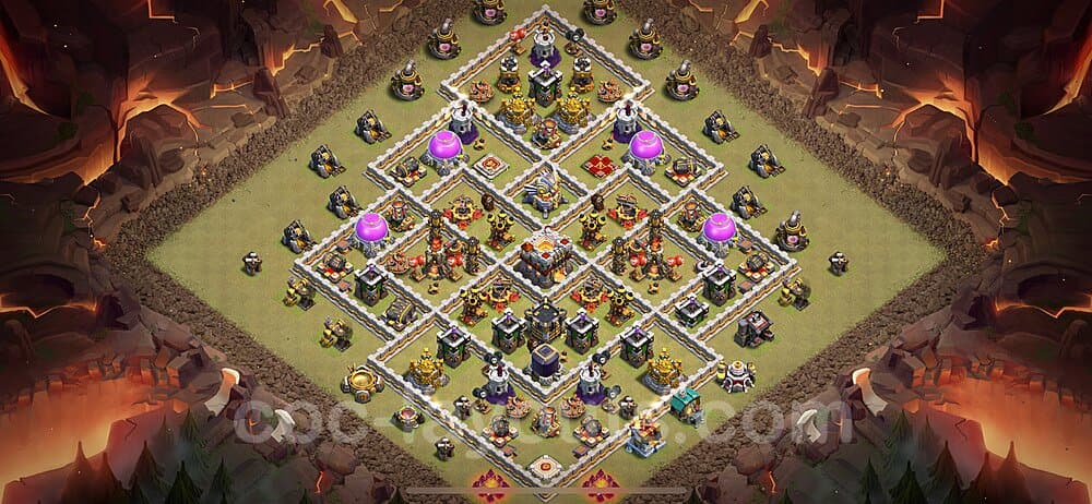 Ranked TH11 War Base – Anti 3-Star with Link 2025