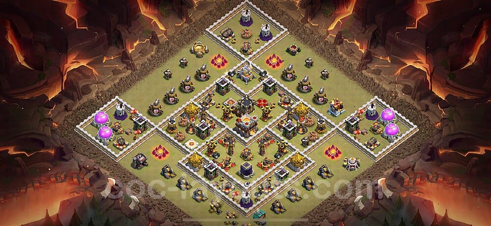 TH11 Base with Copy Link – Anti 3-Star War Layout 2026