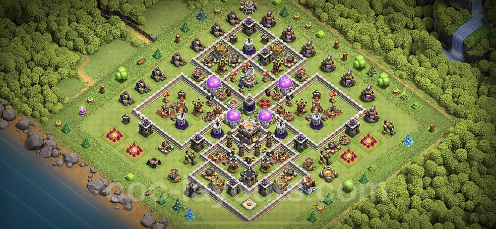 TH11 Defensive Hybrid Layout – Anti Everything with Link Season 2026