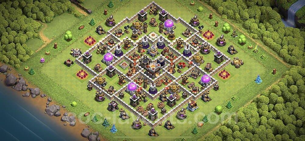 TH11 Defensive Hybrid Layout – Resource Protection with Link CoC 2026
