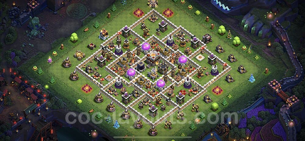 TH11 Hybrid Village Layout – Resource Protection Ranked Design Season 2026