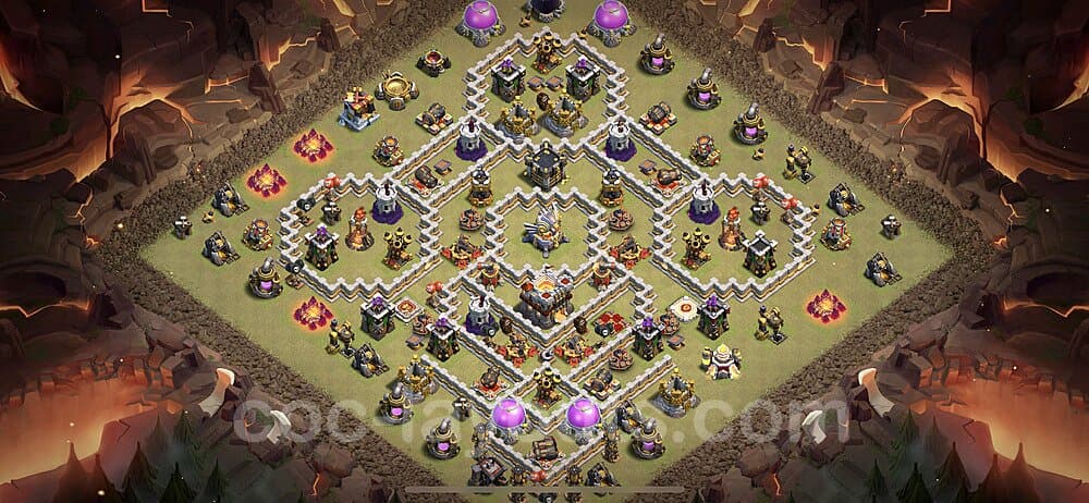 War Base Layout TH11 β Anti 3-Star Defensive Strategy 2025