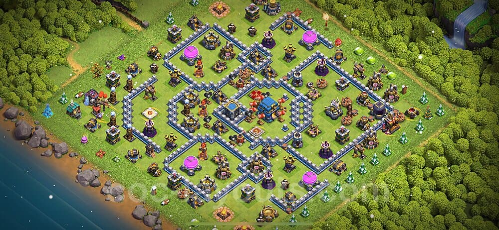 Anti Everything TH12 Base Layout | Best Hybrid Design Season 2026