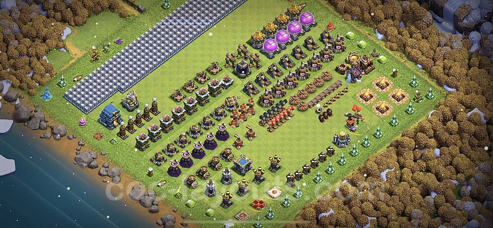 Clash of Clans TH12 War Base – Solid Defense Design Season 2026