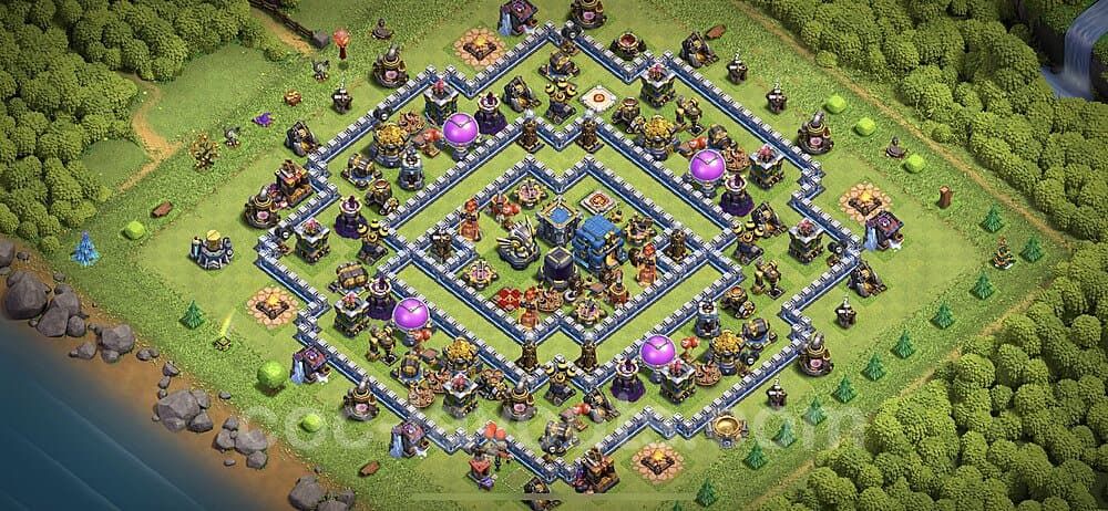 TH12 Hybrid Base Blueprint – Hybrid Defense Edition CoC 2026