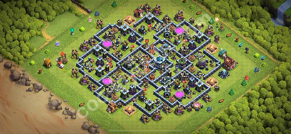 High Win-Rate TH13 War Base – Anti Everything Layout 2026