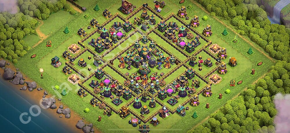 New TH14 War Base β Anti Everything Design & Copy Link Season 2026