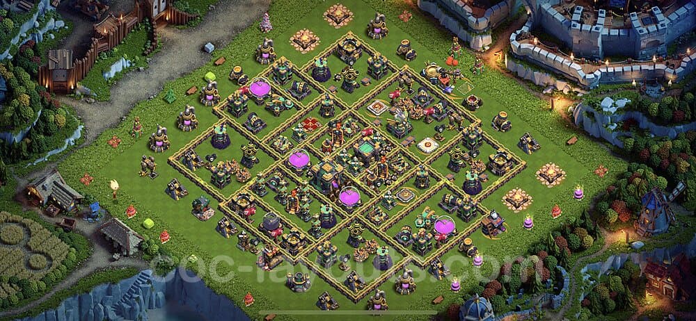 Optimized TH14 Base – Anti Everything Trophy Plan Season 2026
