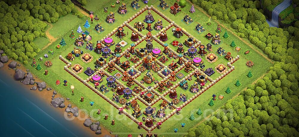 Anti 3-Star TH16 Base Layout | Best Farming Design CoC 2026