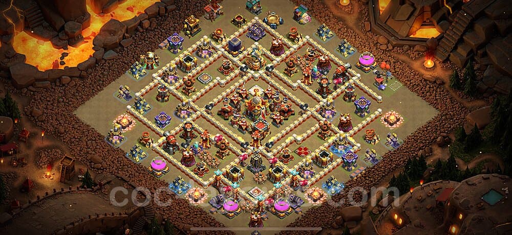 High Win-Rate TH16 War Base – Anti Air Layout 2026