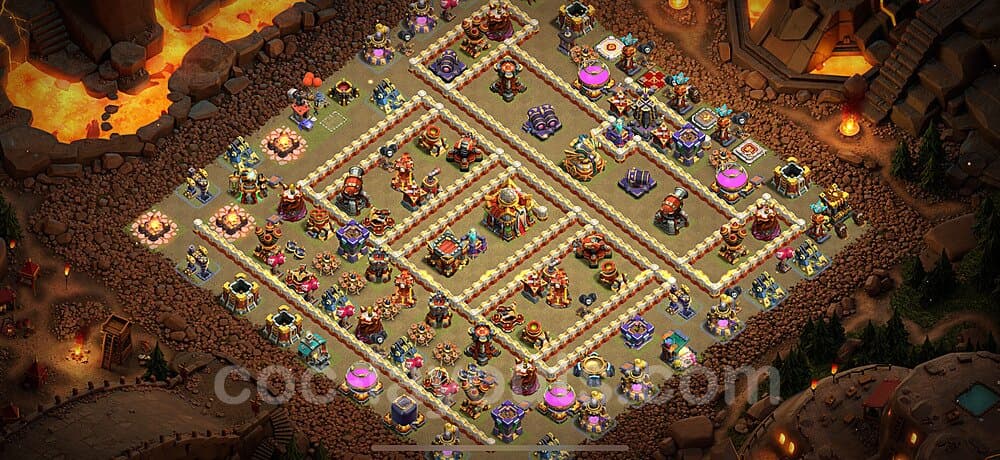 Tested TH16 War Base β Solid Defense Plan & Copy Link 2026