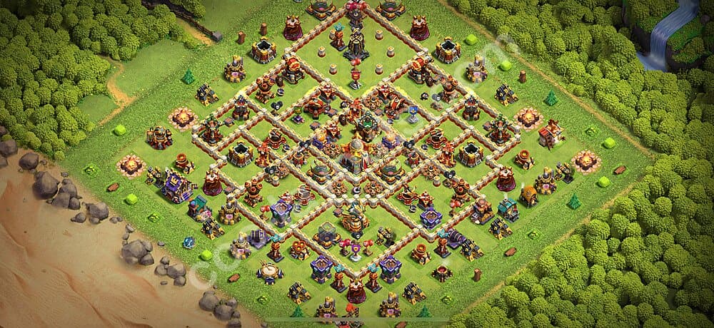 TH16 Trophy Base with Link – Legend League Layout Updated 2026