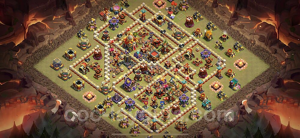 TH16 War Village Layout β Anti Everything Ranked Design Updated 2026