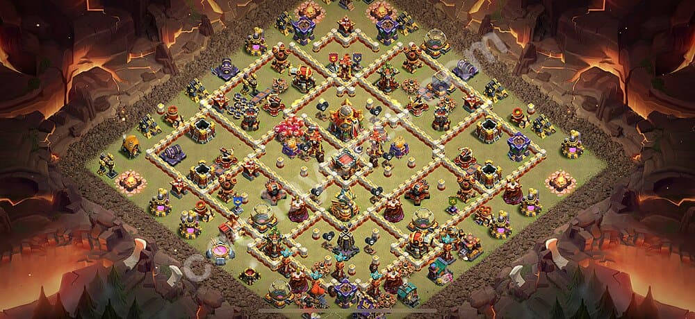 Top Rated TH16 Base β Anti Everything War Design CoC 2026