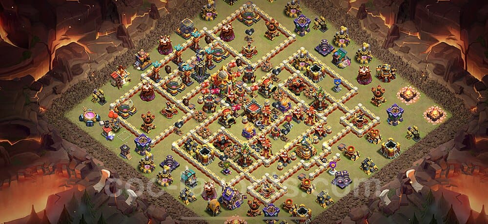 War Base Layout TH16 – Anti Everything Defensive Strategy CoC 2026