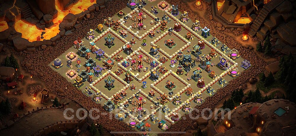 Clash of Clans TH17 War Base β Anti Everything Design CoC 2026