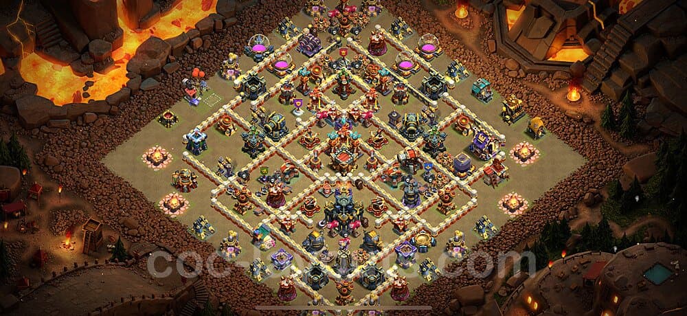 Dominate with This TH17 War Base β Solid Defense 2025