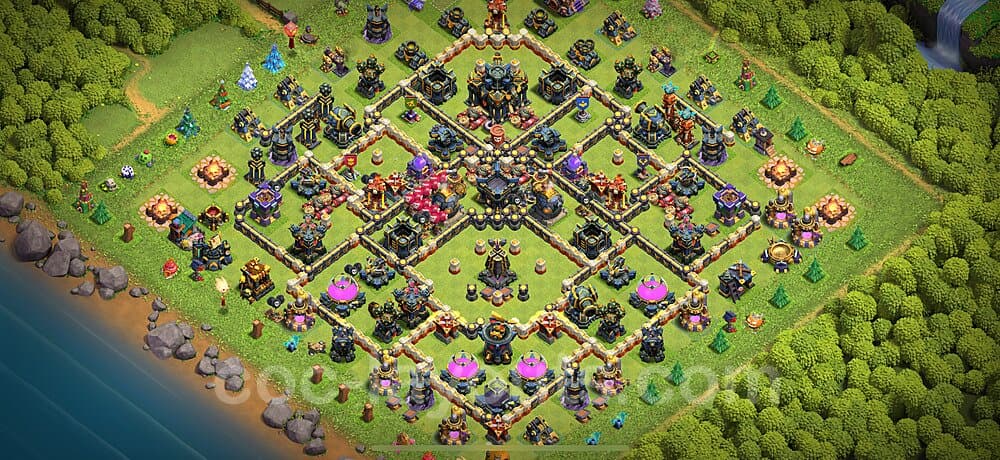 High Win-Rate TH17 Hybrid Base – Hybrid Defense Layout Updated 2026