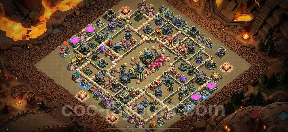Tested TH17 War Base – Solid Defense Plan & Copy Link Season 2026