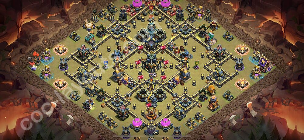 TH17 War Base with Copy Link β Anti 2-Star Strategy Updated 2026