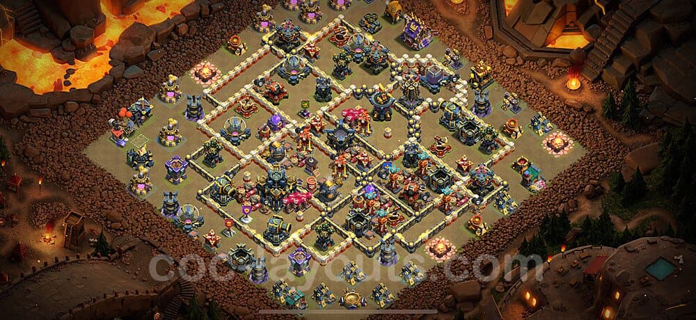 TH17 War Village Layout β Anti Everything Ranked Design 2025