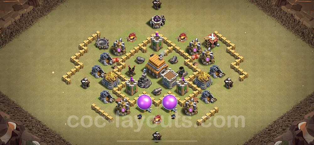 Dominate with This TH5 War Base – Anti Everything CoC 2026