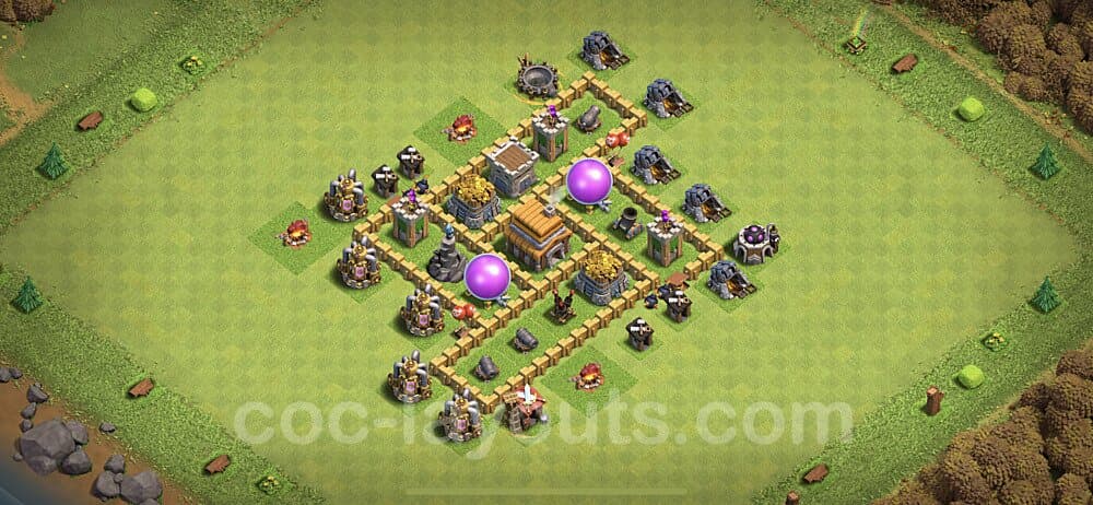 New TH5 Hybrid Base – Resource Protection Design & Copy Link CoC 2026