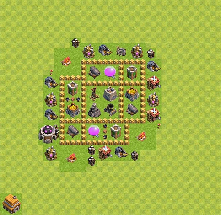 TH5 Farming Base with Copy Link – Resource Protection Strategy 2025