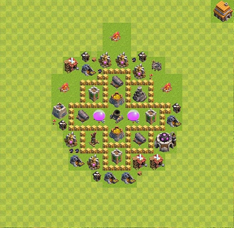 TH5 Resource Protection Base – Competitive Farming Layout 2025