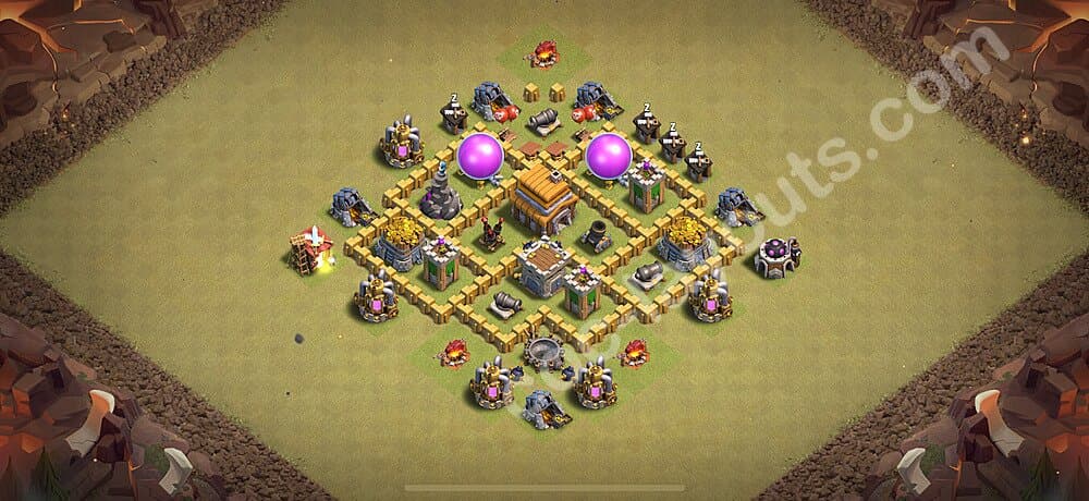 TH5 War Base with Copy Link – Anti 2-Star Strategy Updated 2026