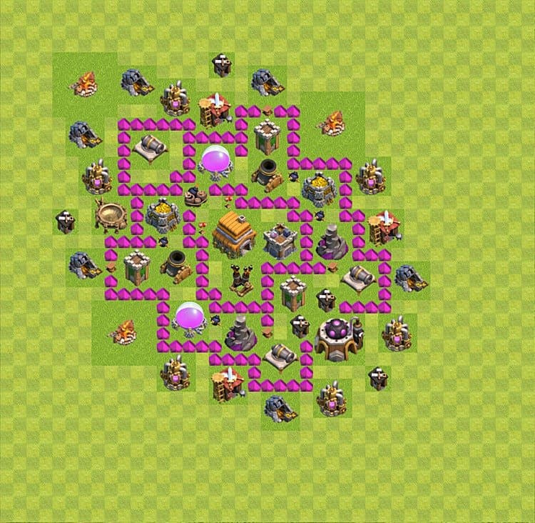 Ranked TH6 Trophy Base β Trophy Pushing with Link CoC 2026