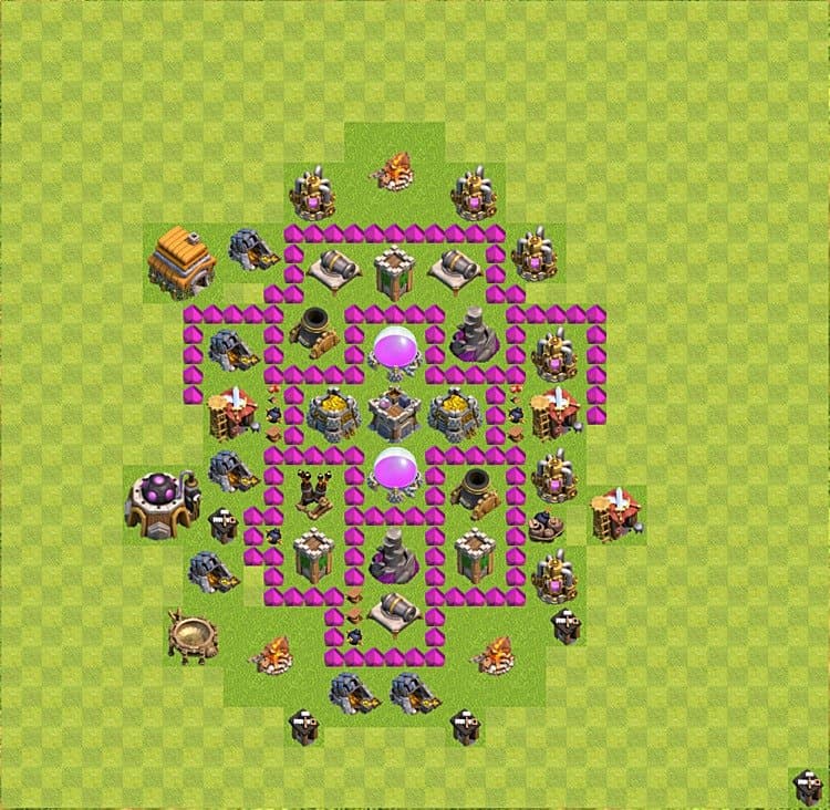 Top Rated TH6 Base β Resource Protection Farming Design 2026