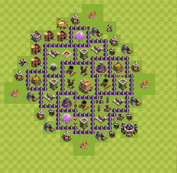 Best TH7 Trophy Base β Trophy Pushing Plan 2025
