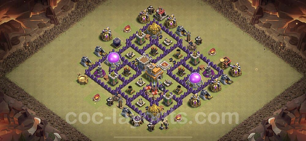 TH7 War Base Blueprint – Anti Everything Edition Season 2026