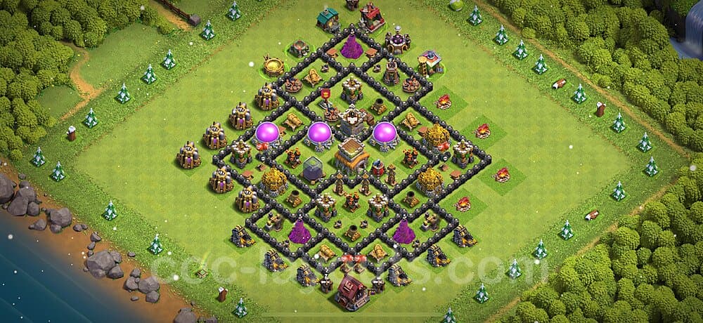 Anti 2-Star Farming Base for TH8 – Instant Copy Link 2025