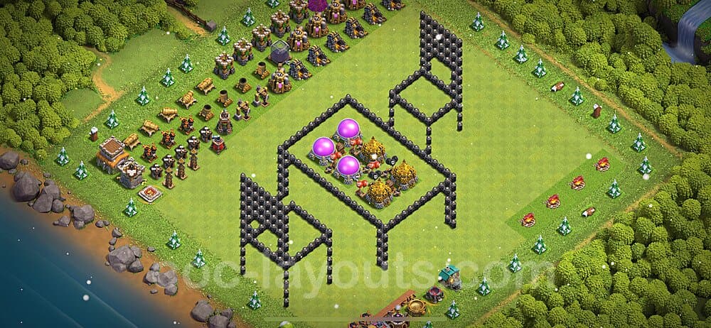 New TH8 War Base β Solid Defense Design & Copy Link 2026