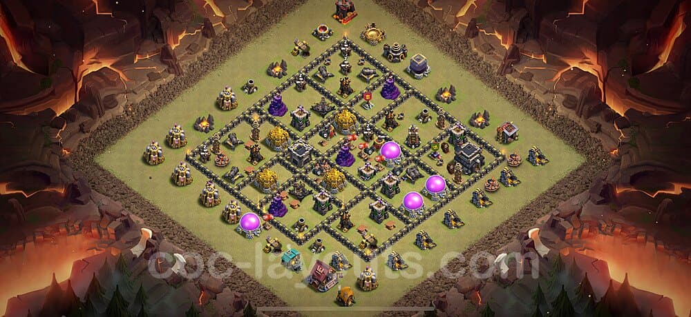 Dominate with This TH9 Hybrid Base – Hybrid Defense Updated 2026