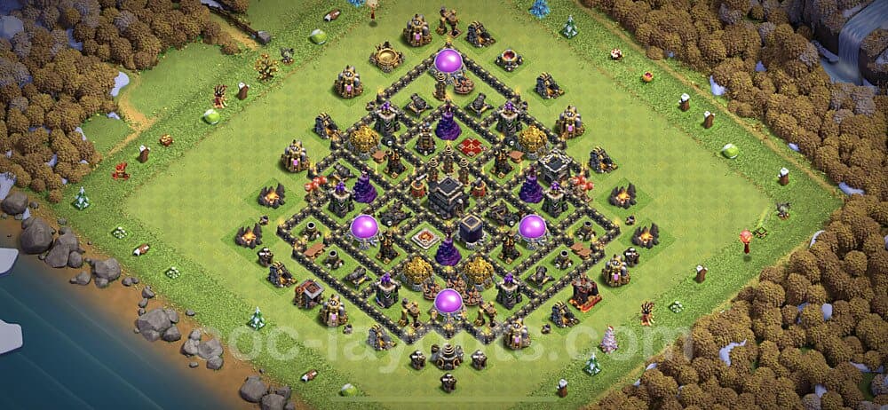 Pro TH9 Hybrid Design – Anti Everything Base Link CoC 2026