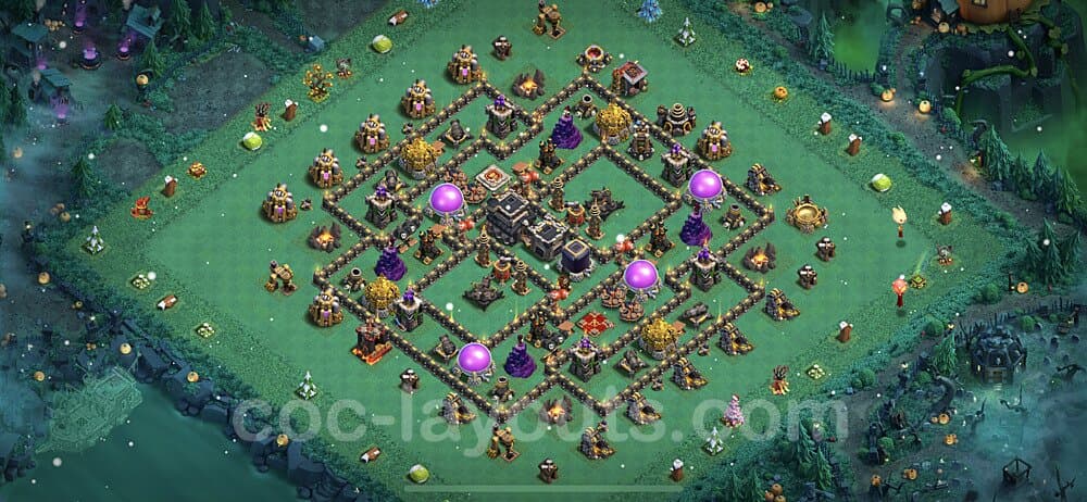Strongest TH9 Hybrid Base – Resource Protection Guide 2025