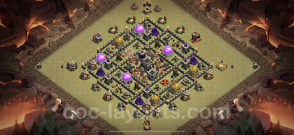 War Base Layout TH9 – Anti 2-Star Defensive Strategy 2026